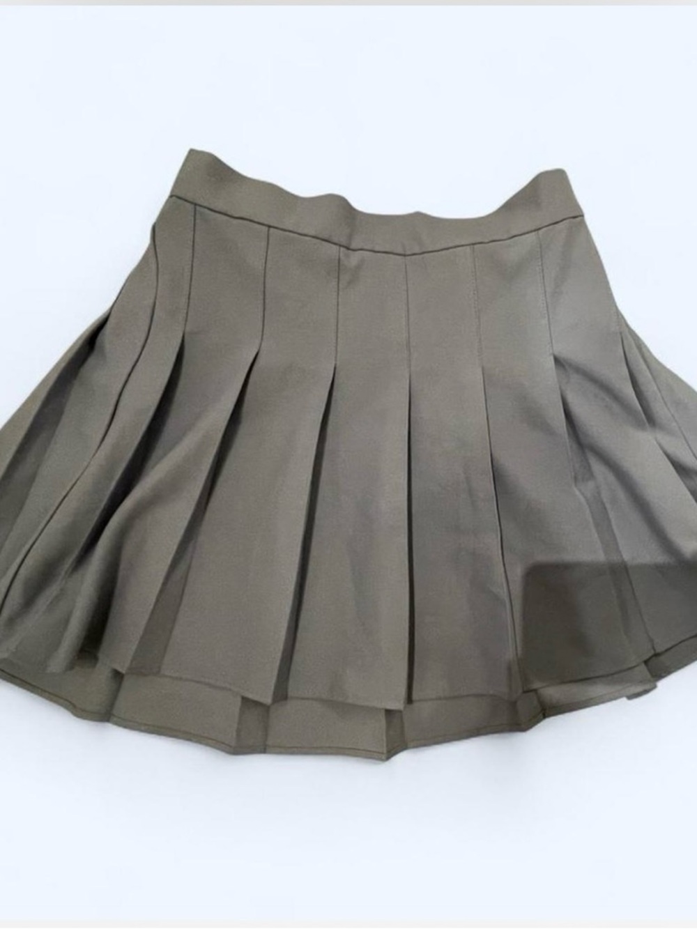 Garage Pleated Mini Skirt in Light Blue - Women's Skirt in size S